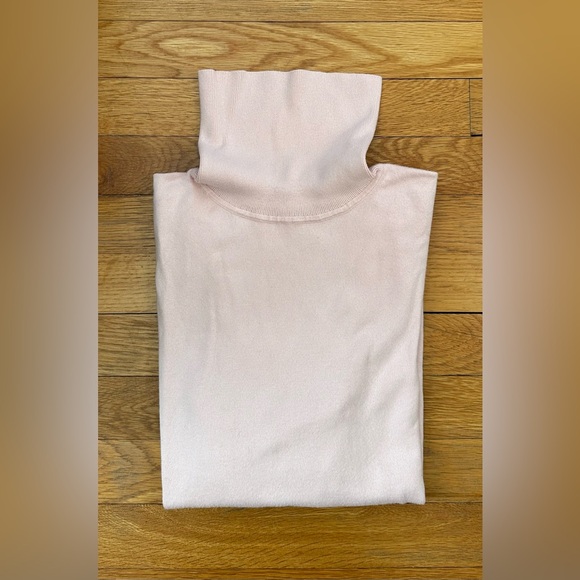 Talbots Petal Pink Cotton Turtleneck Sweater - Picture 6 of 6